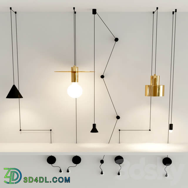 Pendant light Linear sconces collection