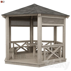 Other Garden Gazebo made of wood 03 