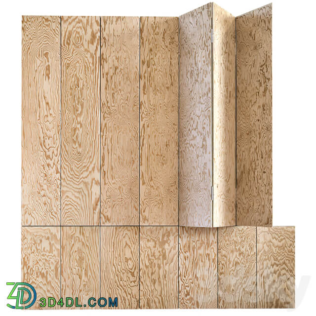 Plywood partition