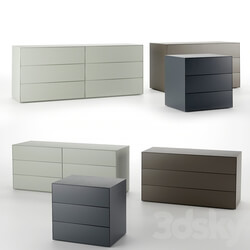 Sideboard Chest of drawer Glas Italia MAGIC BOX Chest of drawers 