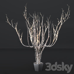 Outdoor lighting installation 3D model 