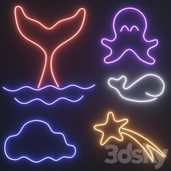 Other decorative objects Neon Set 4 