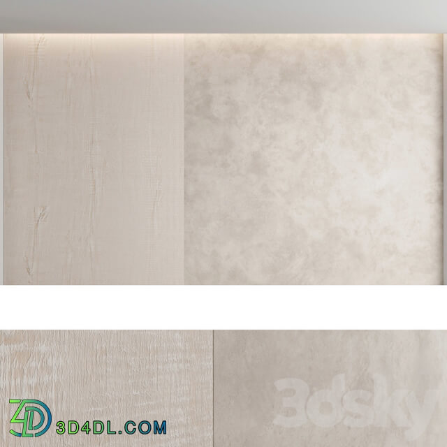 Decorative wall panel set 45