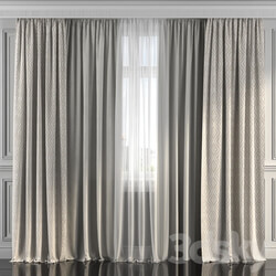 Curtains with window 190 