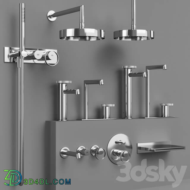 Gessi Anello batroom faucet set 1