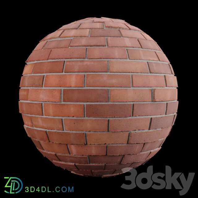 Red brick tiles