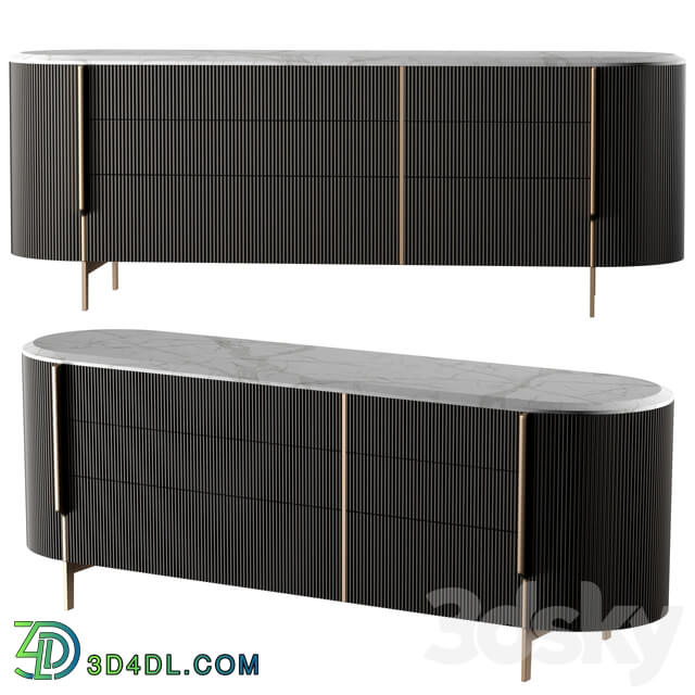 Sideboard Chest of drawer Gallotti Radice Kumi sideboard