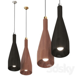 Pendant light Timber Light by Hollands Licht Pendant lamp 