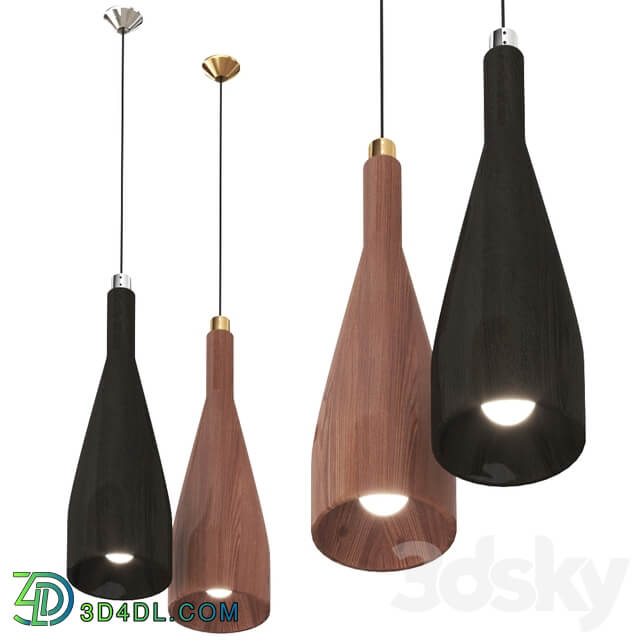 Pendant light Timber Light by Hollands Licht Pendant lamp