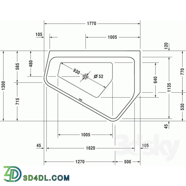 Duravit Paiova Bathtub Paiova 5