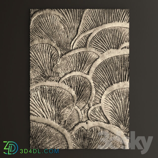 Other decorative objects Decor for wall. Panel. Mushrooms.