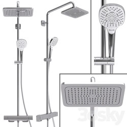 Faucet Shower System Hansgrohe Croma E Showerpipe 280 