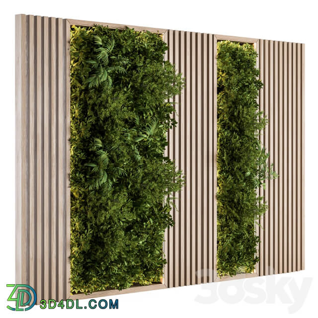 Fitowall Vertical Garden Wood Frame Wall Decor 08