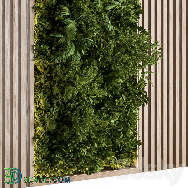 Fitowall Vertical Garden Wood Frame Wall Decor 08