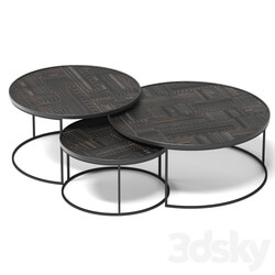 Tabwa Coffee table set by ETHNICRAFT 