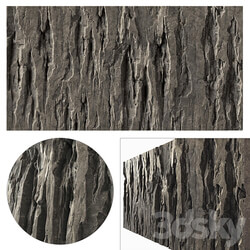 Wall stone slab rock mono n1  