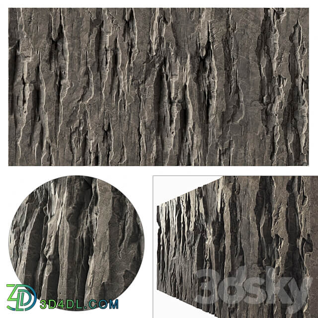 Wall stone slab rock mono n1 