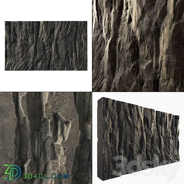 Wall stone slab rock mono n1 