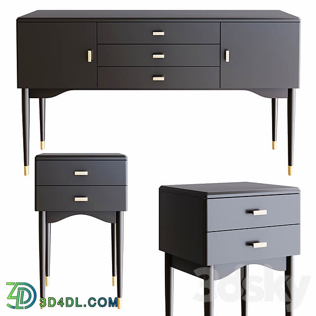 Sideboard Chest of drawer Novani. La Redoute Interieurs. Chest of drawers and bedside tables
