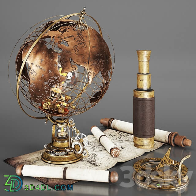 Steampunk Traveler Set