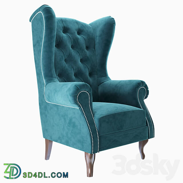 Fireplace armchair