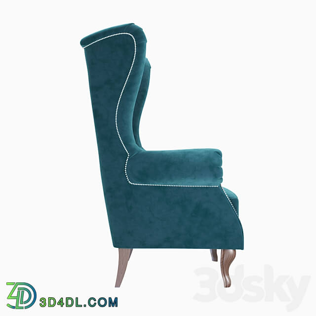 Fireplace armchair