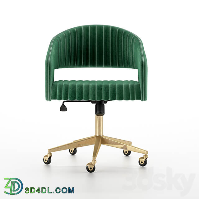 Channel Suede Office Chair