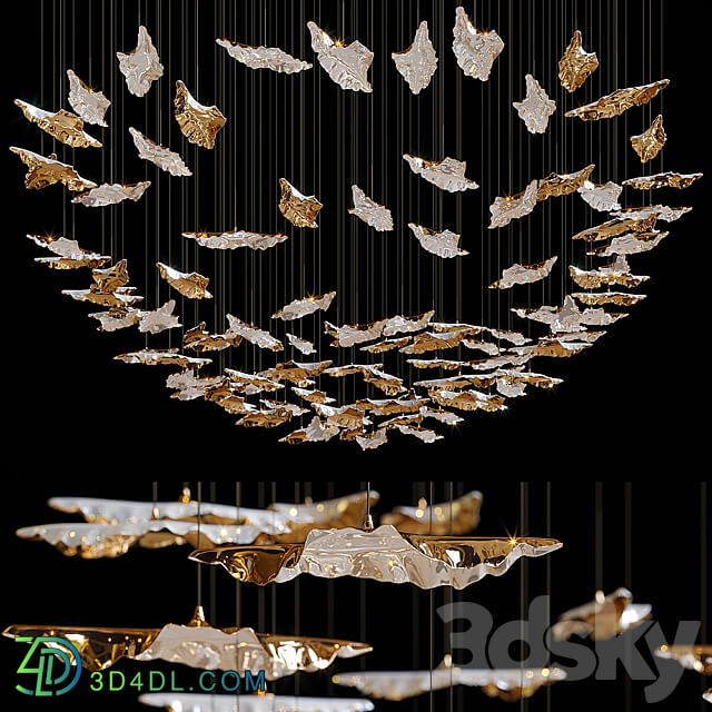 Pendant light Haberdashery Luxury Leaf Fall