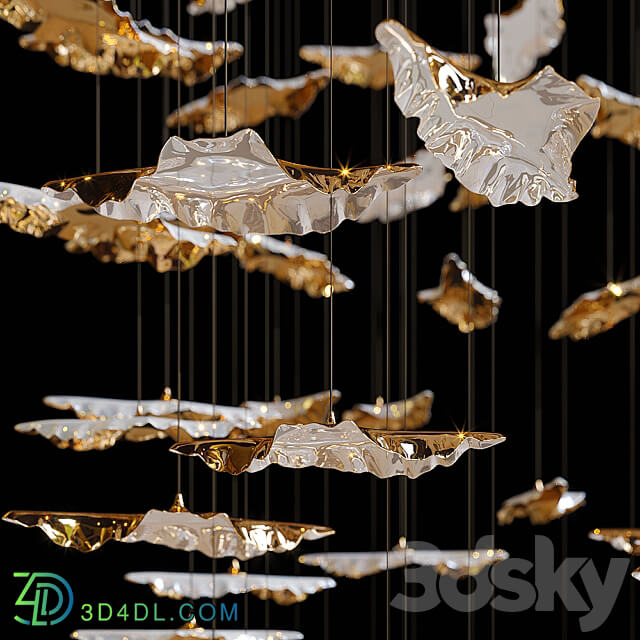 Pendant light Haberdashery Luxury Leaf Fall