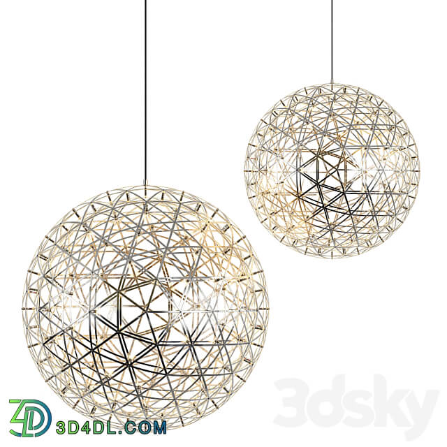 Pendant light spark ball stainless