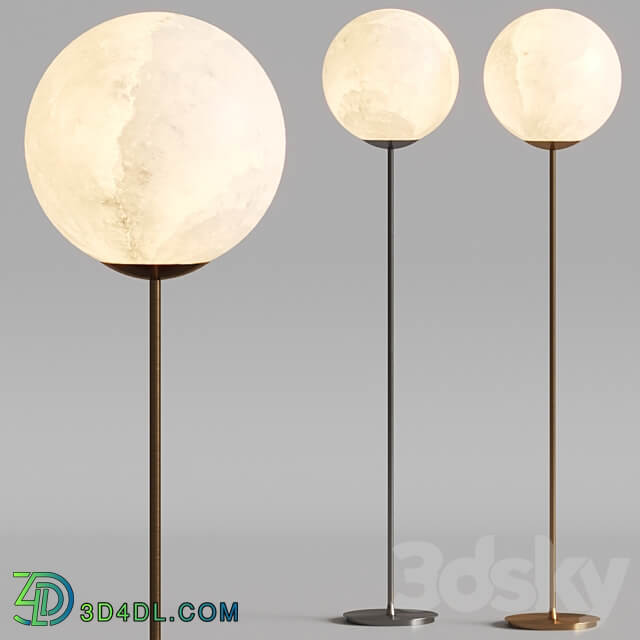 Slide Mineral Floor Lamps