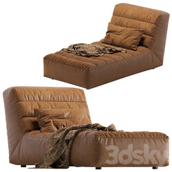 Coco Republic Timothy Oulton Shabby Chaise 