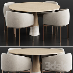 Table Chair Dinning set 2 