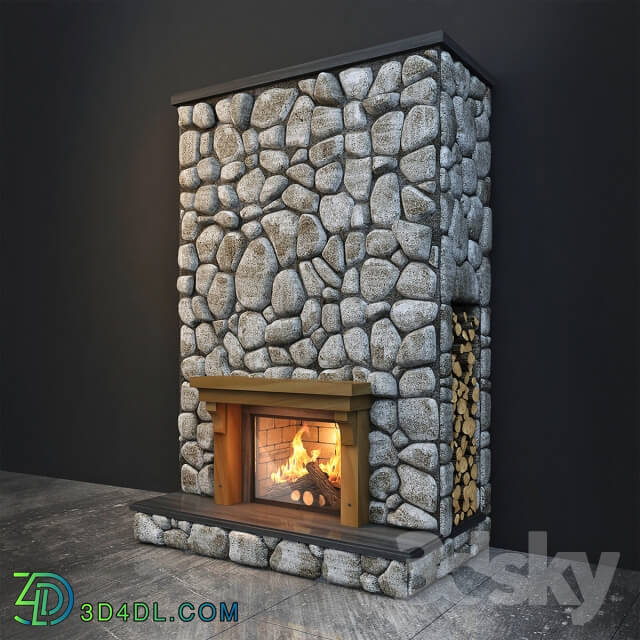 Fireplace stone