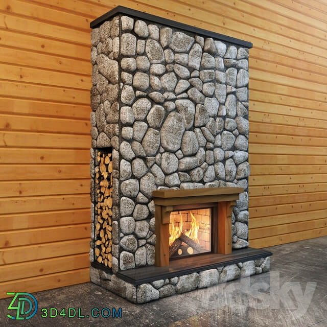 Fireplace stone