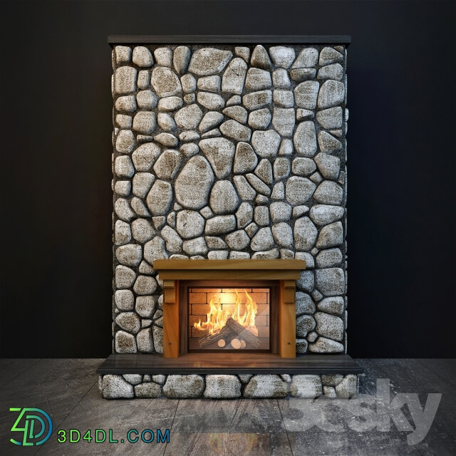 Fireplace stone