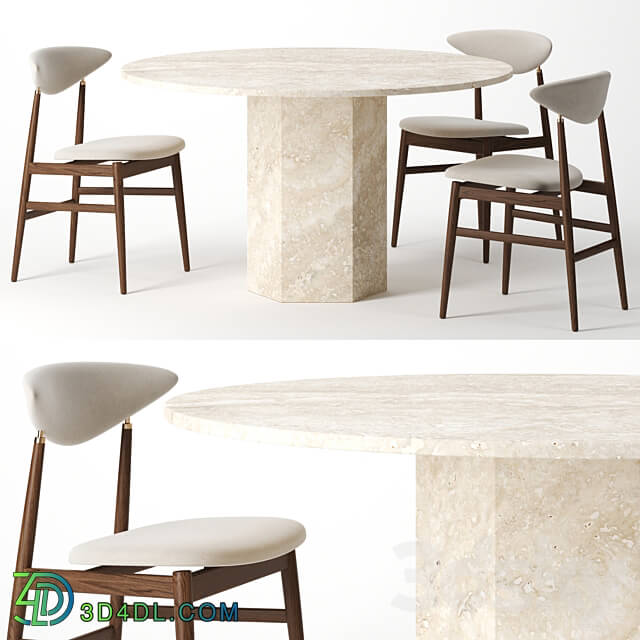 Table Chair Epic dining table by Gubi