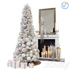 Christmas Decorative set sk 2 Vray  