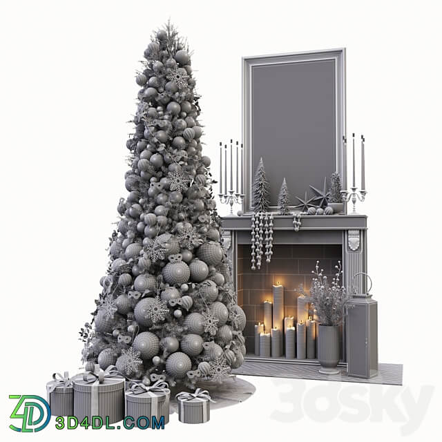 Christmas Decorative set sk 2 Vray 