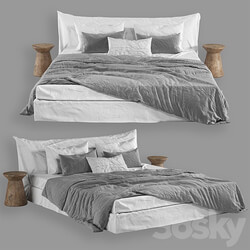 Bed Scandinavian cozy bed 