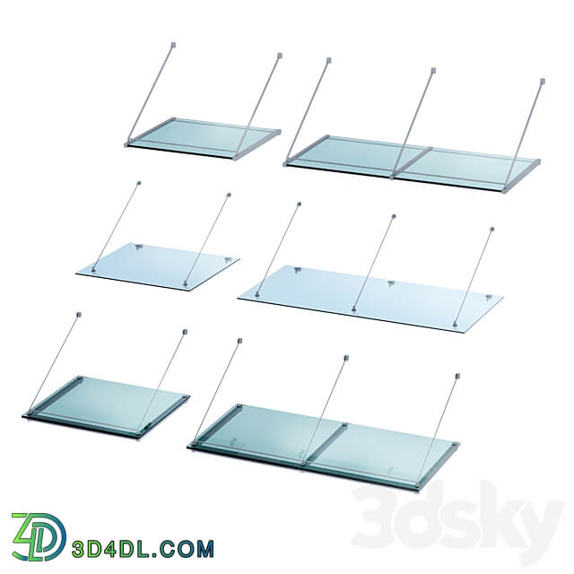 Glass Visor Set