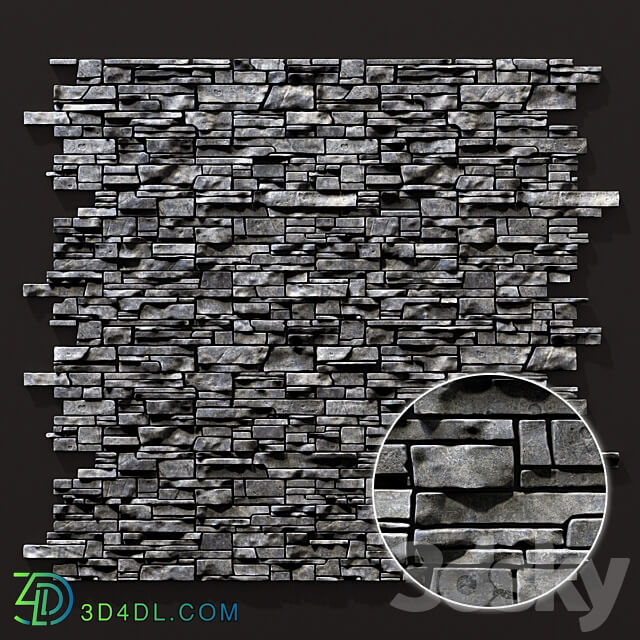 Other decorative objects Wall clincer brick rock n3 Wall clinker rock