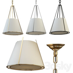 Pendant light Circa Aspen Small Conical Hanging Shade 