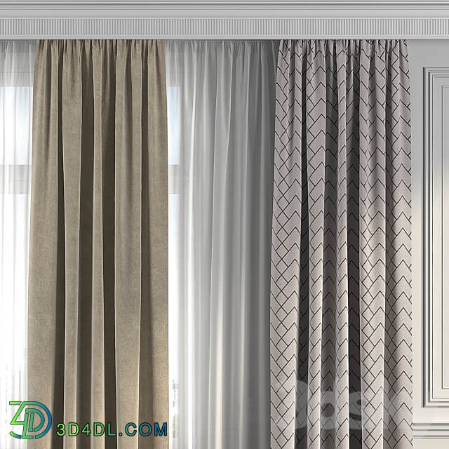 Curtains with window 283