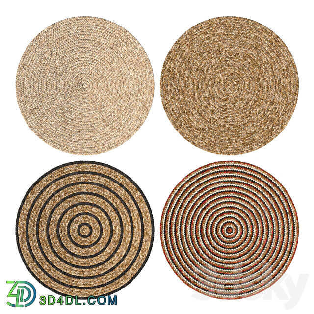 Jute Carpet Set