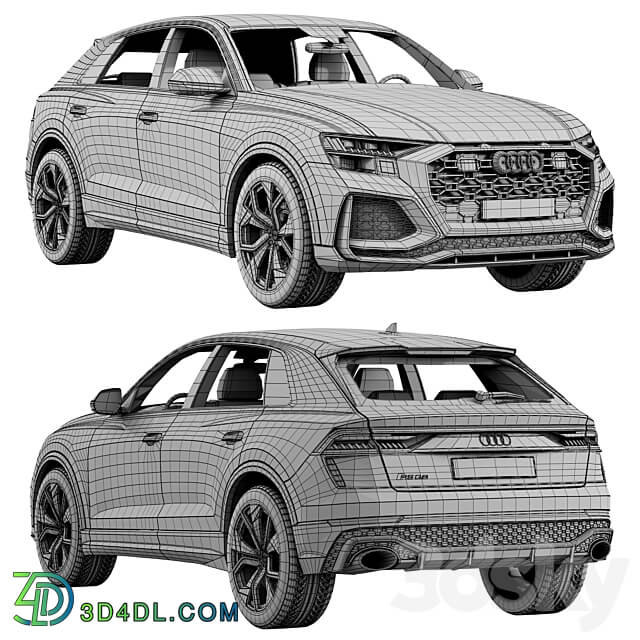 Audi RS Q8 3D Models