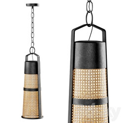 Pendant light Hanging rattan lamp H400 Hanging rattan lamp 