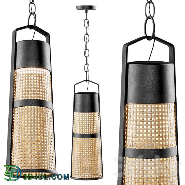 Pendant light Hanging rattan lamp H400 Hanging rattan lamp