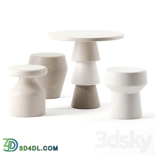 Coffee tables set by Pimar