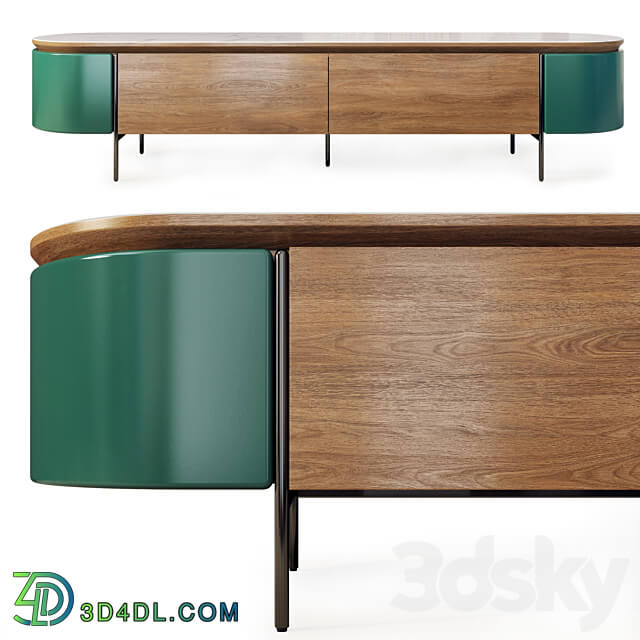 Chest of drawers and TV stand Modern 02. Sideboard Tvstand by LaLume Sideboard Chest of drawer 3D Models